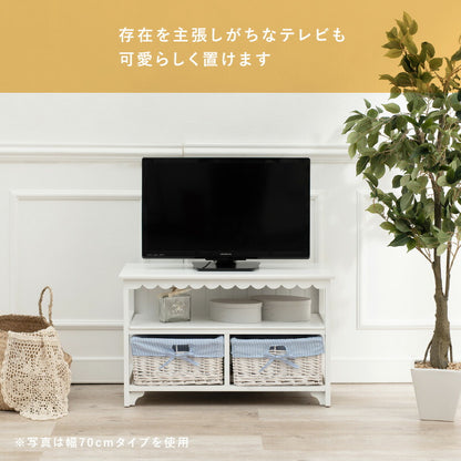 TV台-フリル 100×34×44cm 送料無料