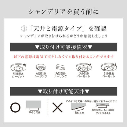 ガラスシャンデリア-BL-ボヘミヤ-5灯 42×42×38cm 送料無料