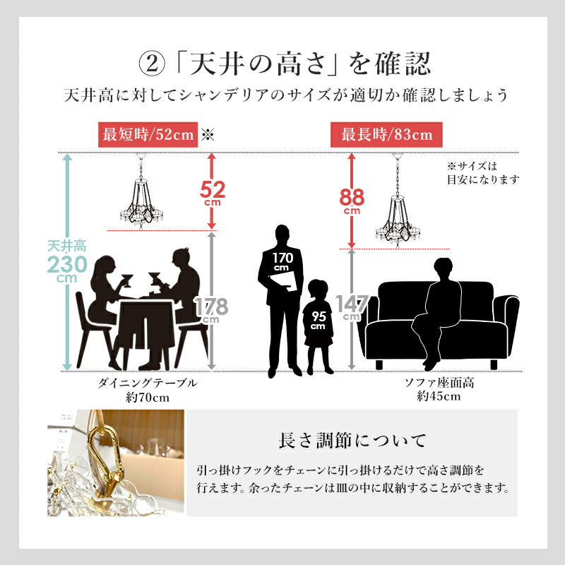 ガラスシャンデリア-BL-ボヘミヤ-5灯 42×42×38cm 送料無料
