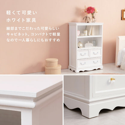 【新商品】キャビネット-MCC-アンティーク取っ手 60×33.5×91cm 送料無料