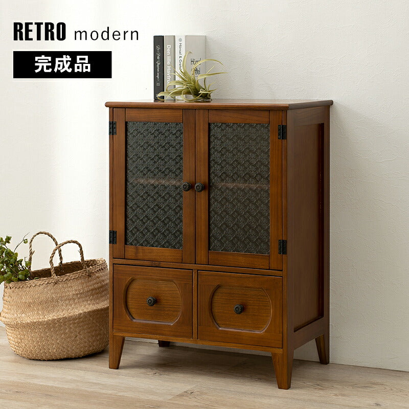 【新商品】キャビネット-MCC-レトロ 60×35×80cm 送料無料