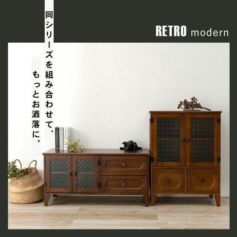 【新商品】キャビネット-MCC-レトロ 60×35×80cm 送料無料