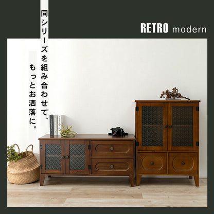 【新商品】キャビネット-MCC-レトロ 60×35×80cm 送料無料