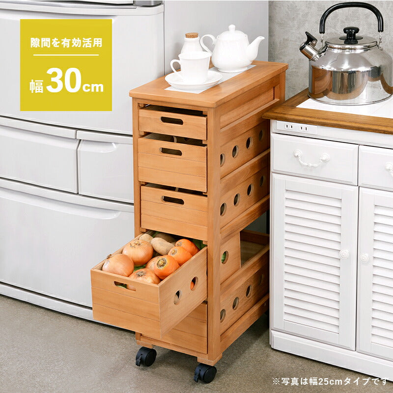 ストッカー-MUD-引き出し5段-ロゴなし 30×40×79cm 送料無料