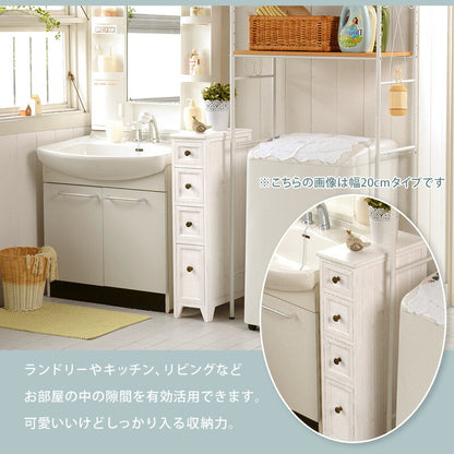 スリムチェスト-MCH-シャビーウッド 25×40×85cm 送料無料