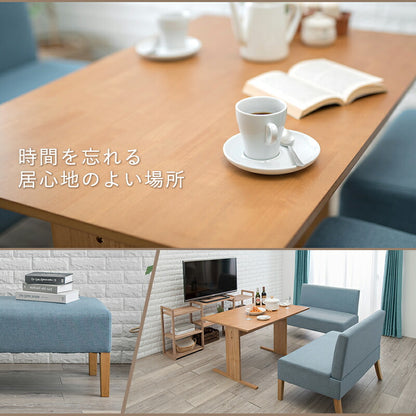 ダイニング3点セット-SH-ソファ（×2） 70×110×65cm 送料無料