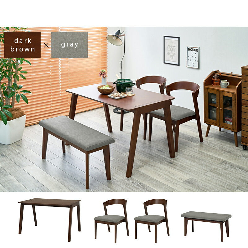 ダイニング4点セット-MI-デザインチェア 120×75×70cm 送料無料