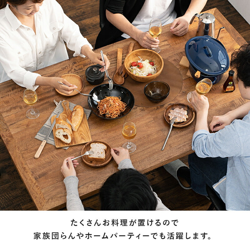 ダイニング5点セット-RT-アイアン脚/Bタイプ 140×80×72cm 送料無料