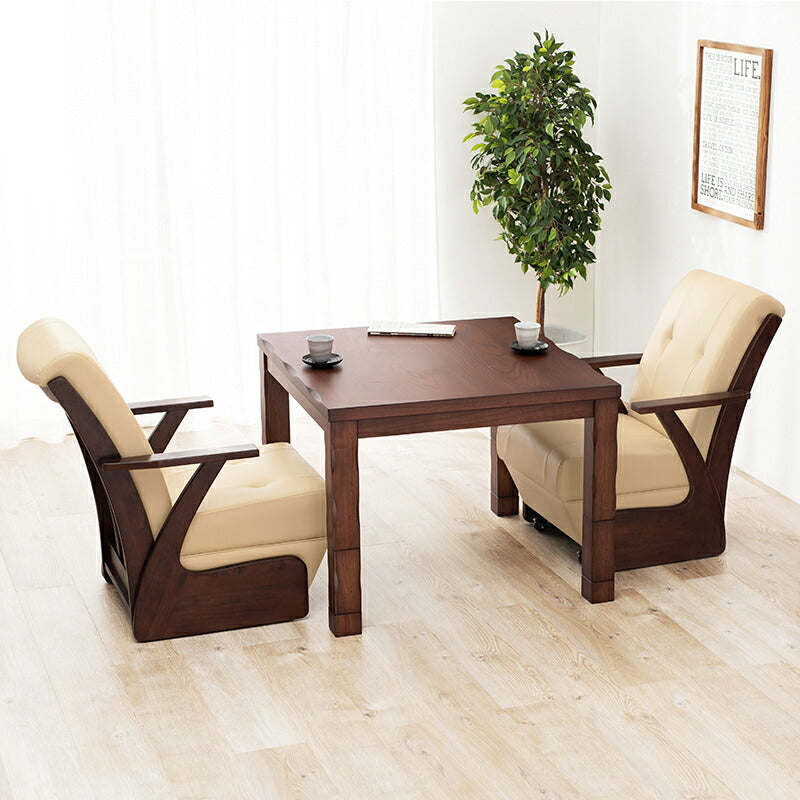 ダイニングコタツ_山城 コタツ単品 90×90cm 送料無料