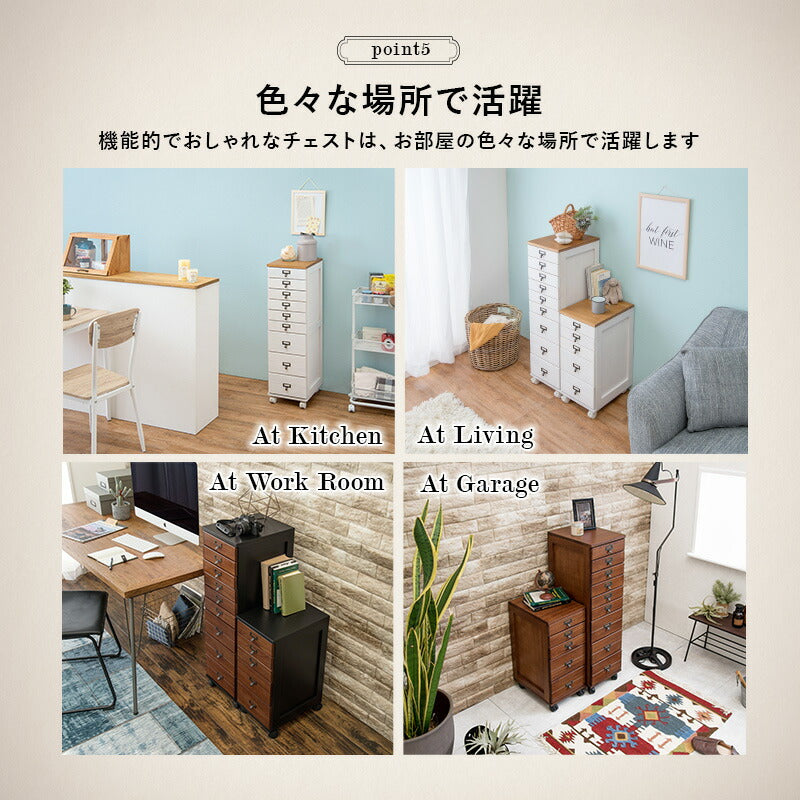 チェスト 5段タイプ 28×37×60cm 送料無料