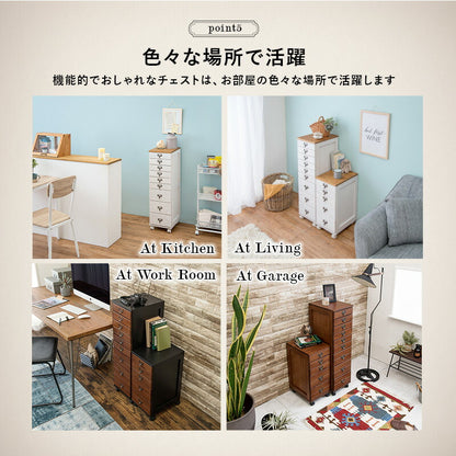 チェスト 9段タイプ 28×37×97cm 送料無料