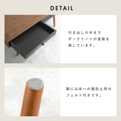 テーブル-MT-モダン-引出しタイプ 2杯 100×45×37cm 送料無料