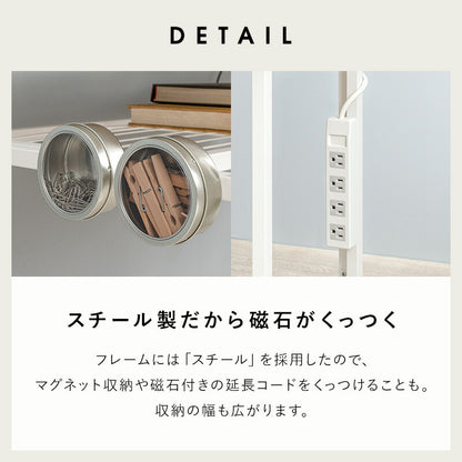 【新商品】デスクチェアセット-LDC-棚付き 90×50×72cm 送料無料