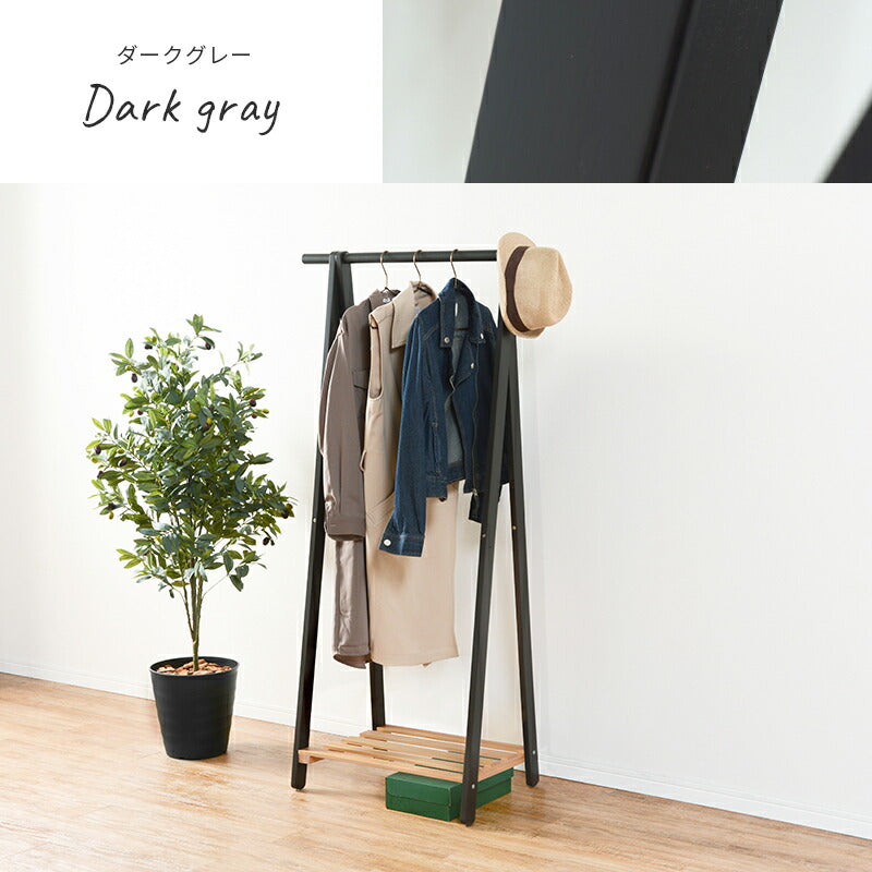 【新商品】ハンガーラック-棚付き 80×41×150cm 送料無料