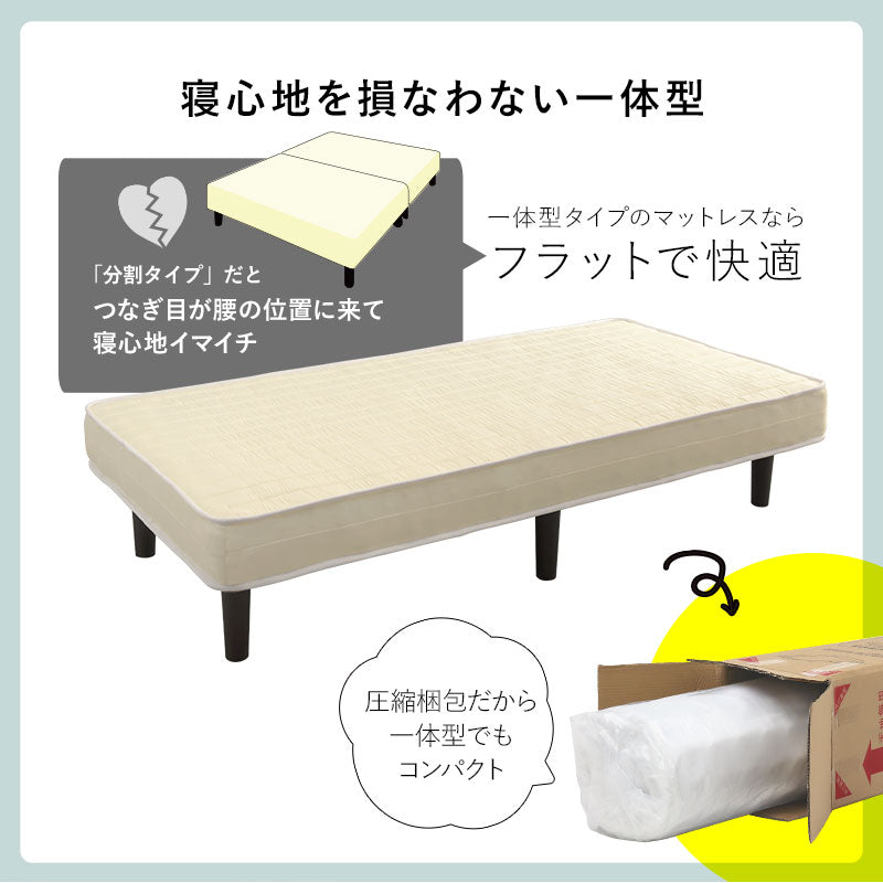 ボンネルコイルマットレスベッド シングル 送料無料