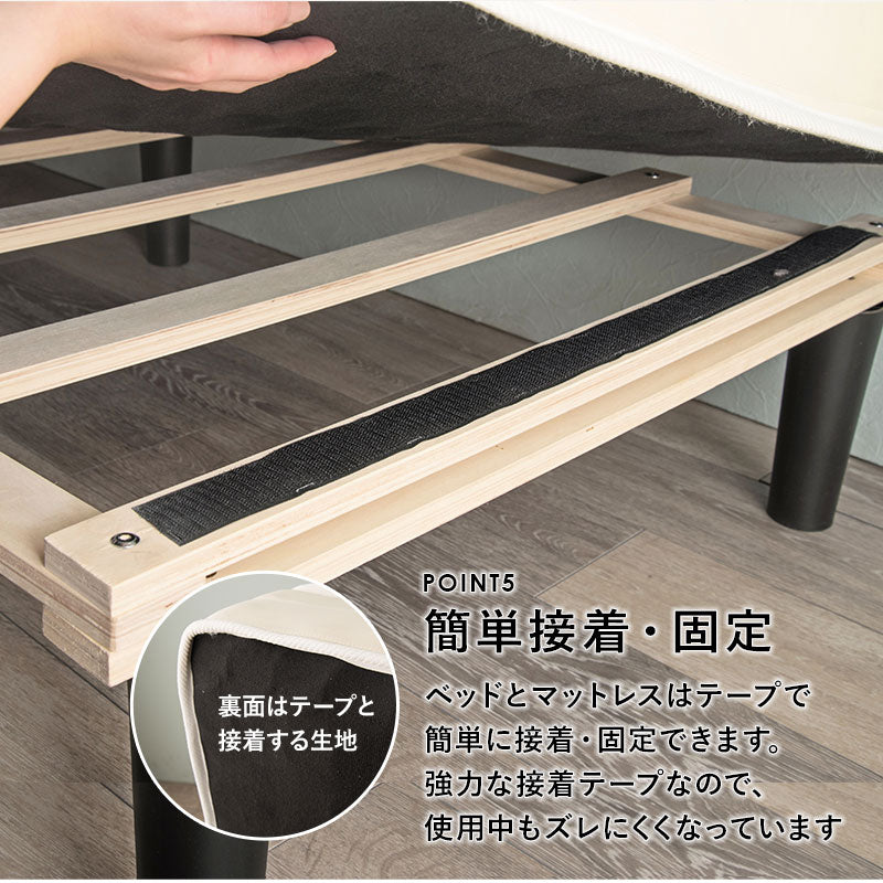 ボンネルコイルマットレスベッド シングル 送料無料