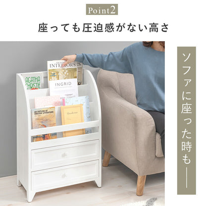 マガジンラック-MCC-引出しタイプ 48×27×73cm 送料無料