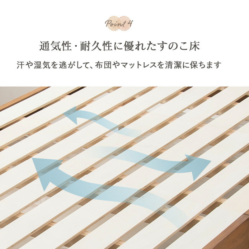 ミドルベッド シングル 送料無料