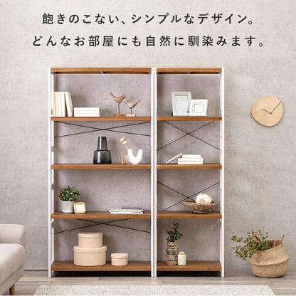 ラック-MCC-天然木 90×30×180cm 送料無料