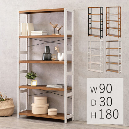 ラック-MCC-天然木 90×30×180cm 送料無料