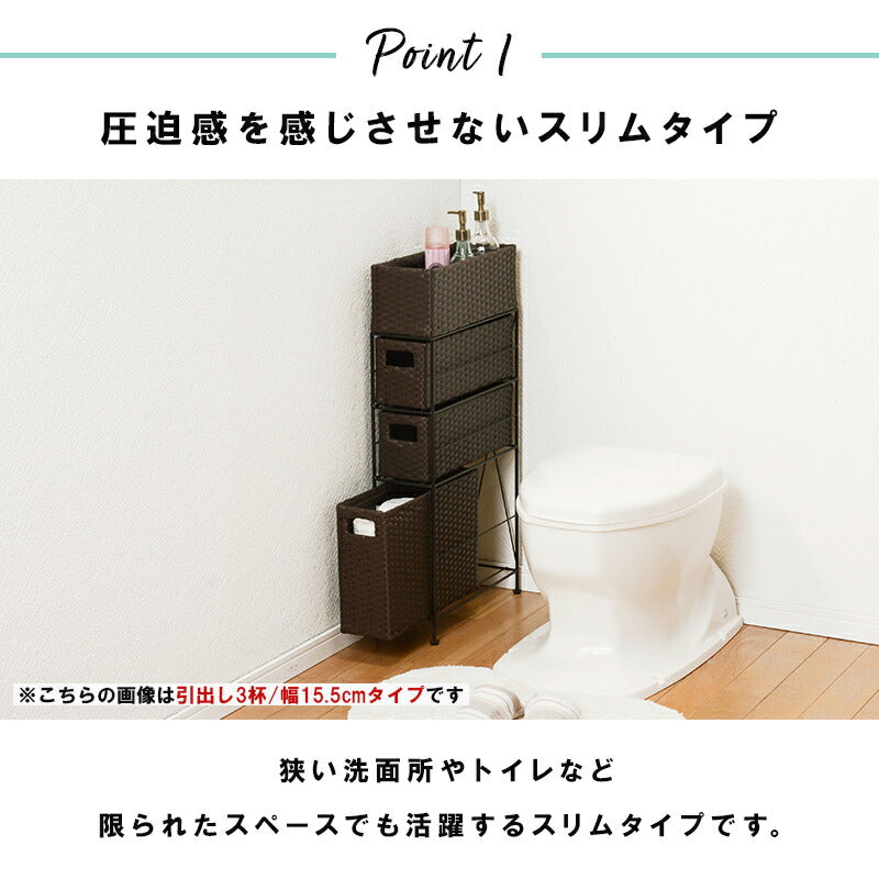 ランドリー スリムタイプ 15.5×40.5×95.5cm 送料無料