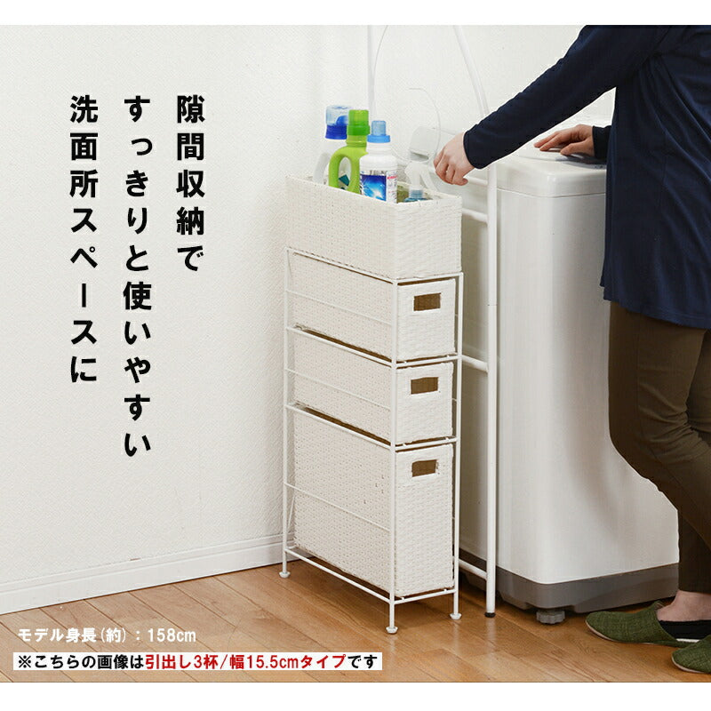 ランドリー スリムタイプ 20.5×40.5×95.5cm 送料無料