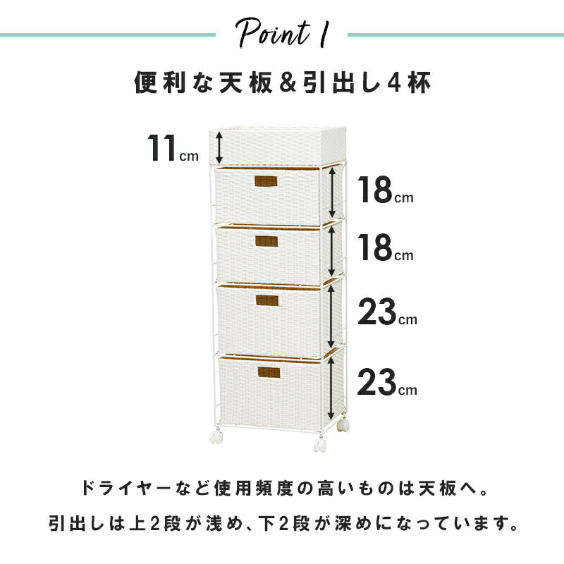 ランドリー ハイタイプ 40.5×30.5×109.5cm 送料無料