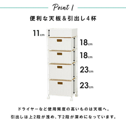 ランドリー ハイタイプ 40.5×30.5×109.5cm 送料無料