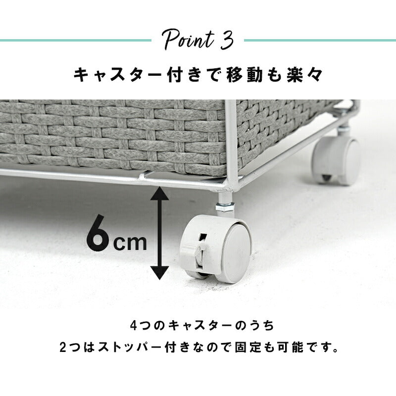 ランドリー/ 2列タイプ 5杯タイプ 70.5×30.5×79cm 送料無料