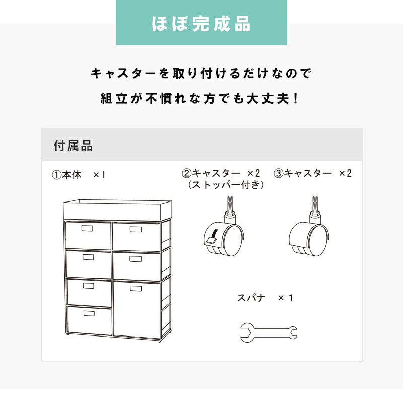 ランドリー/ 2列タイプ 7杯タイプ 70.5×30.5×99.5cm 送料無料