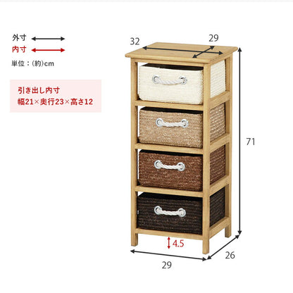 ランドリー-MN- 32×29×71cm 送料無料