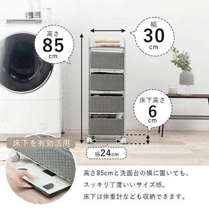 ランドリー-RAN 30×30×85cm 送料無料