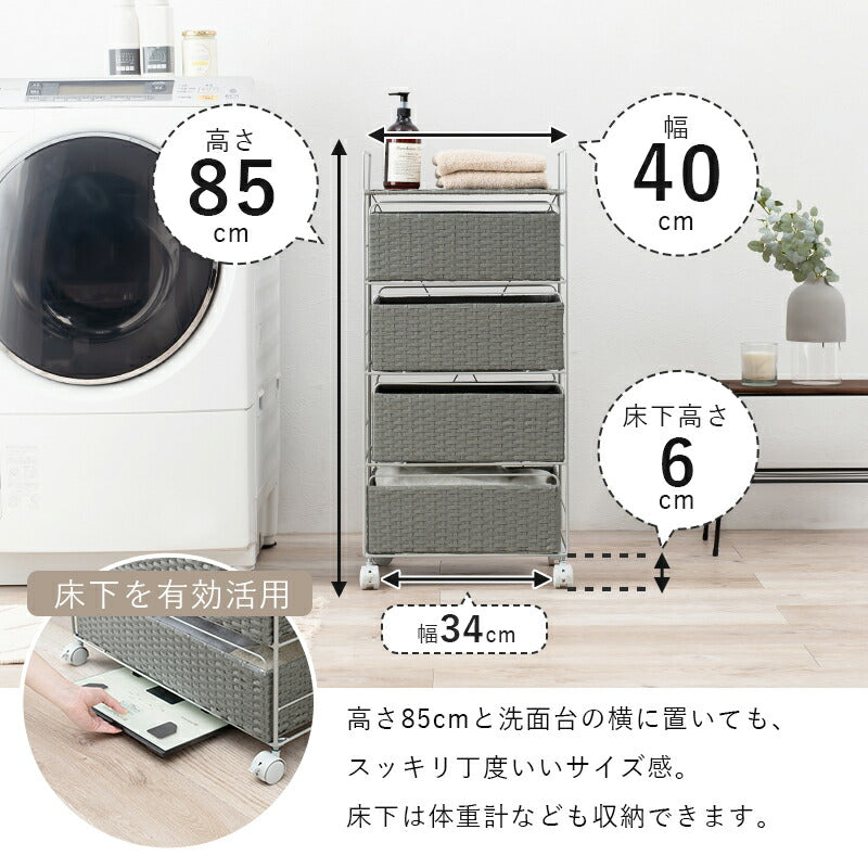 ランドリー-RAN 40×30×85cm 送料無料
