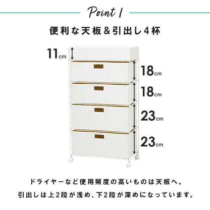 ランドリー-RAN/ハイタイプ 幅60.5cm 送料無料
