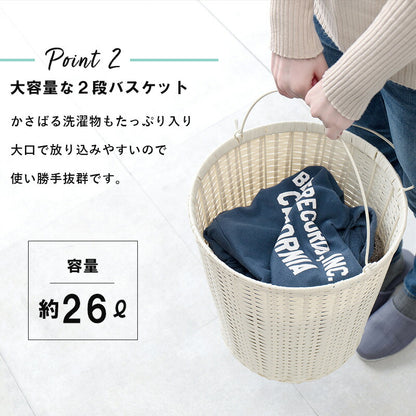 ランドリーラック-RAN 37×36.5×109cm 送料無料