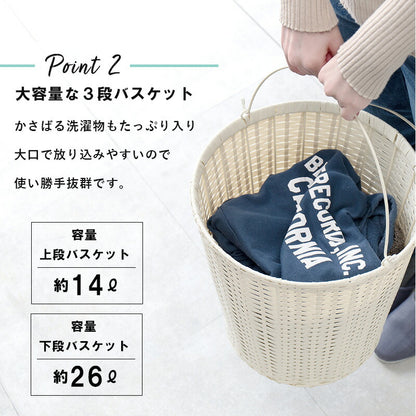 ランドリーラック-RAN 36.5×37×129cm 送料無料 - 【公式】allecore(アレコレ) 家具インテリア・生活雑貨のオンライン通販