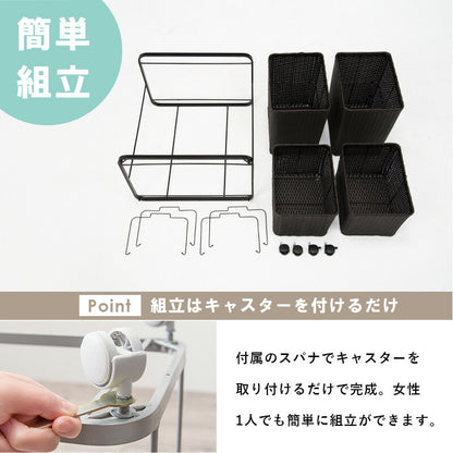 ランドリーラック-RAN/4個タイプ 60×40×97cm 送料無料