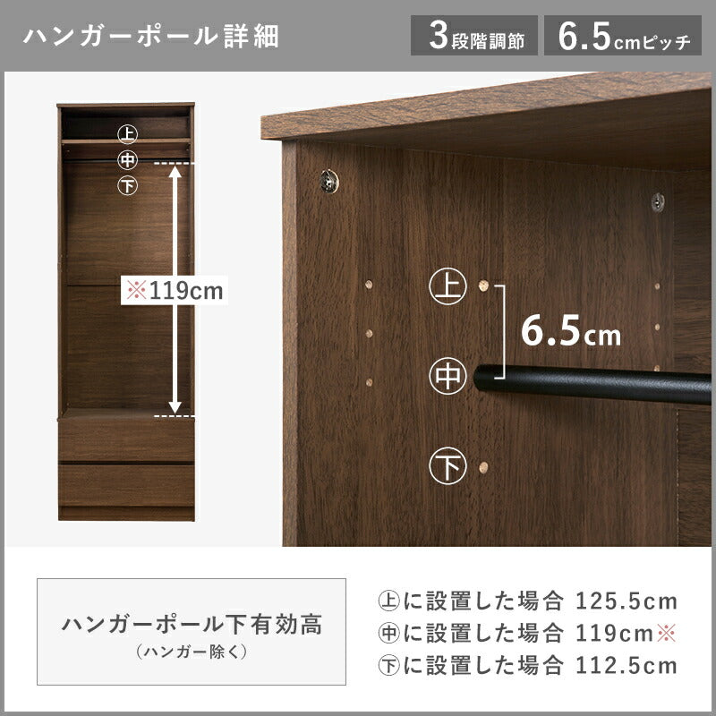 ワードローブ-RKK 幅60cm 送料無料