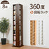 回転コミックラック-RCC 39.5×39.5×182cm 送料無料 - 【公式】allecore(アレコレ) 家具インテリア・生活雑貨のオンライン通販