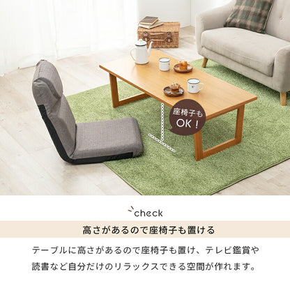折れ脚テーブル-VT-コの字脚 120×55×38cm 送料無料