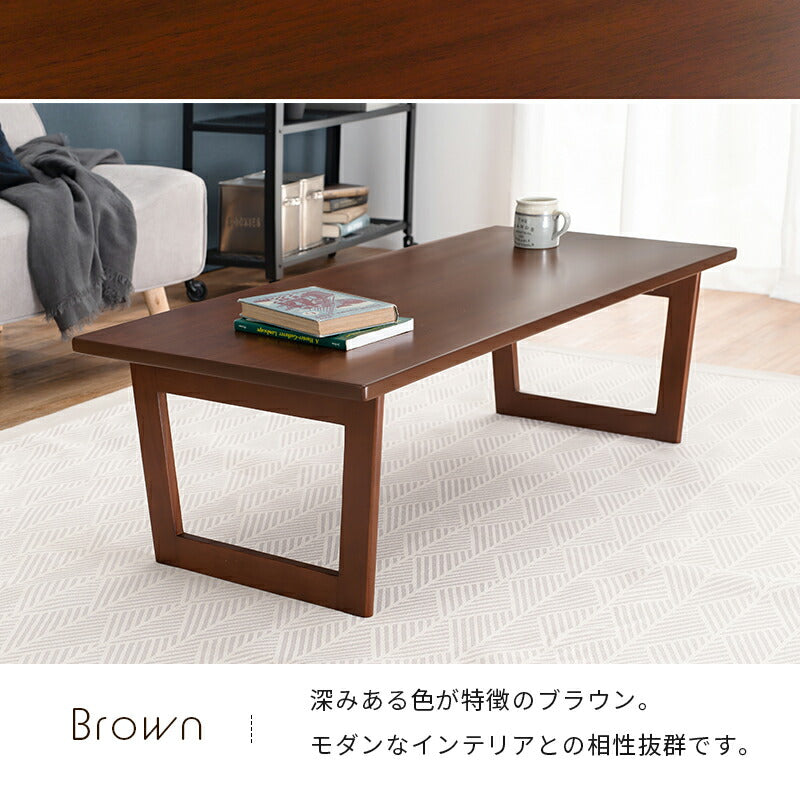 折れ脚テーブル-VT-コの字脚 120×55×38cm 送料無料