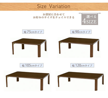 折れ脚テーブル-VT-コンパクト収納 90×60×32cm 送料無料