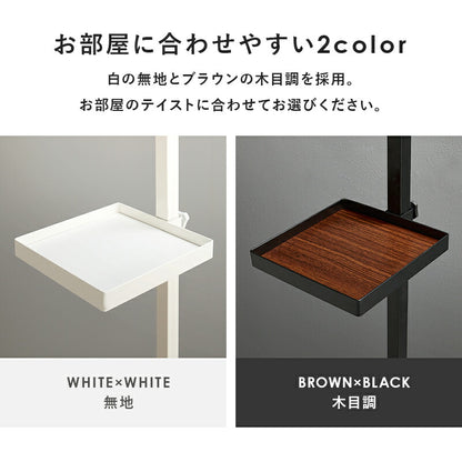 突っ張り棒＆パーツ_6点セット 角型タイプ 43×43×187cm 送料無料