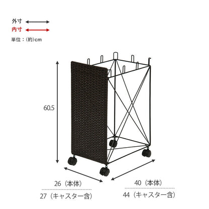 【新商品】分別ごみ箱ラック-RUD 幅26cm 送料無料