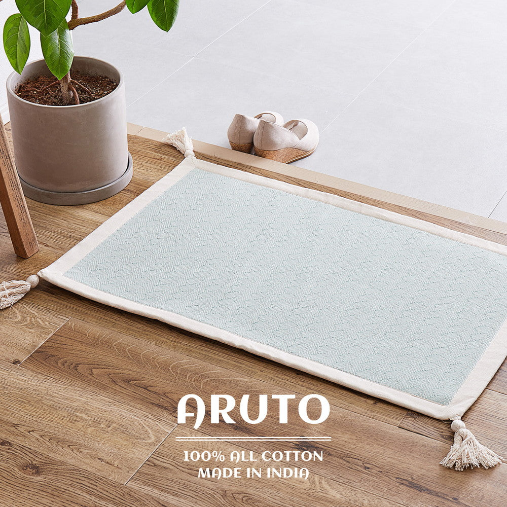 インド綿のふっくら玄関マット アルト 50×80cm 送料無料