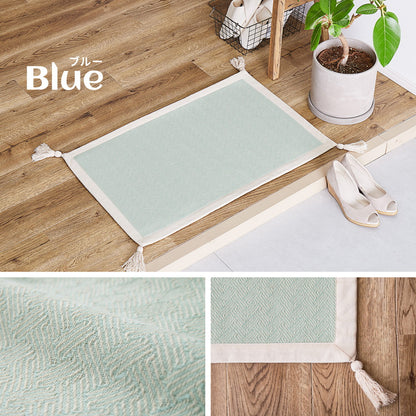 インド綿のふっくら玄関マット アルト 50×80cm 送料無料
