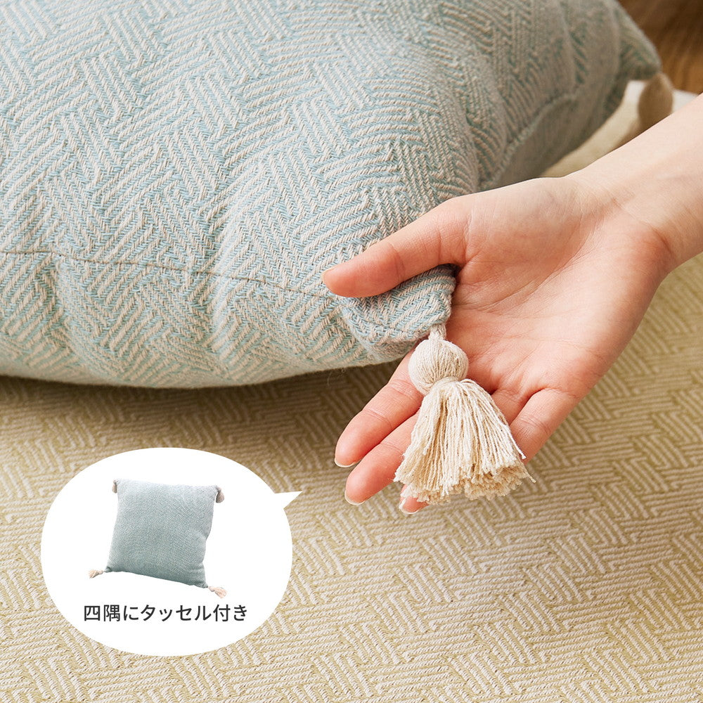 インド綿背あてクッション アルト 45×45cm 送料無料