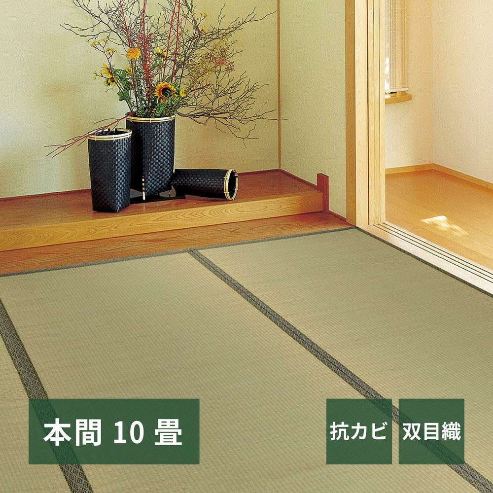 い草カーペット 柳川（やながわ） 本間 10帖（477×382） 送料無料
