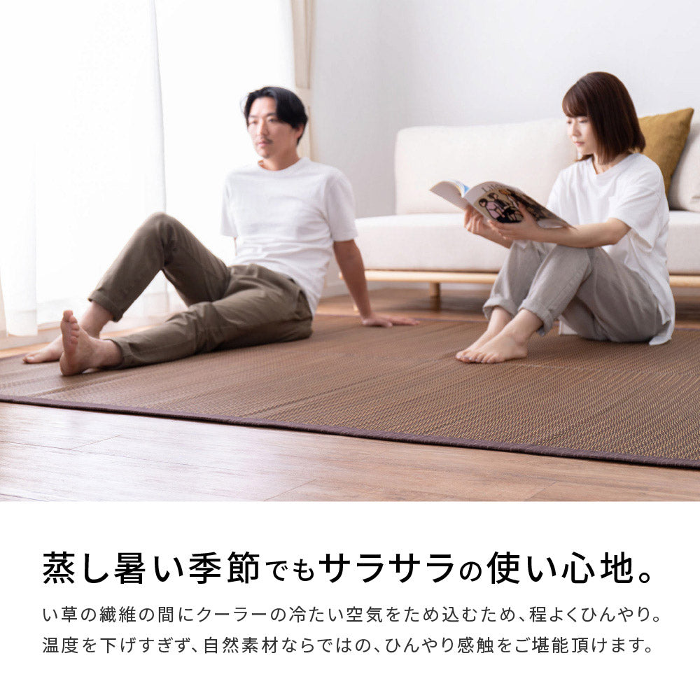 い草ラグ 南風 191×191cm 送料無料