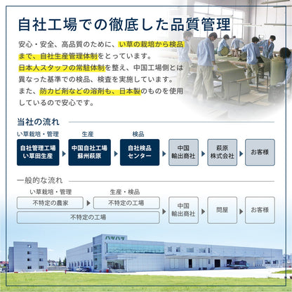 おもてなし い草カーペット 雅（みやび） 江戸間 3畳（174×261） 送料無料